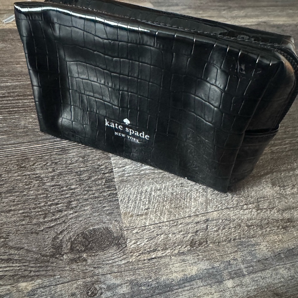 Kate Spade Black Makeup Bag
